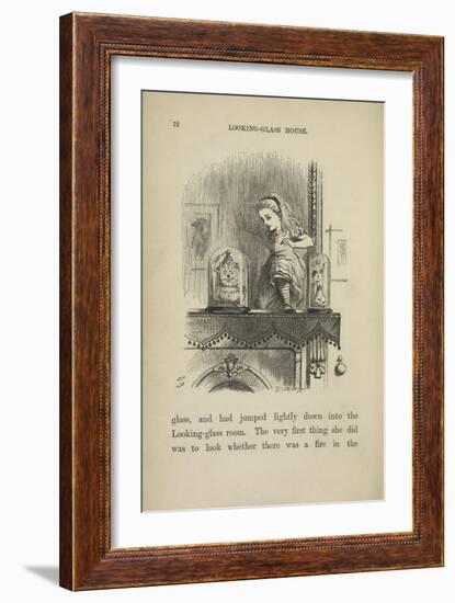 Alice in the Looking-glass Room-John Tenniel-Framed Giclee Print