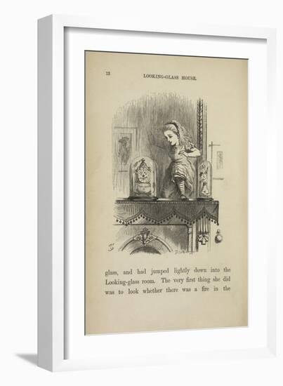 Alice in the Looking-glass Room-John Tenniel-Framed Giclee Print