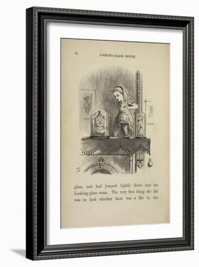 Alice in the Looking-glass Room-John Tenniel-Framed Giclee Print