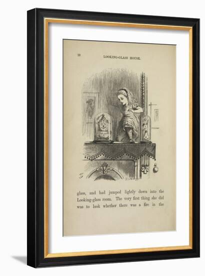 Alice in the Looking-glass Room-John Tenniel-Framed Giclee Print