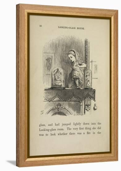 Alice in the Looking-glass Room-John Tenniel-Framed Premier Image Canvas