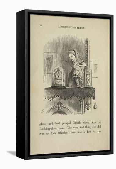 Alice in the Looking-glass Room-John Tenniel-Framed Premier Image Canvas