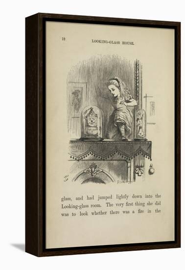 Alice in the Looking-glass Room-John Tenniel-Framed Premier Image Canvas