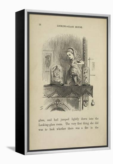 Alice in the Looking-glass Room-John Tenniel-Framed Premier Image Canvas