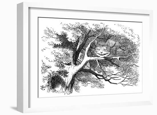 Alice in Wonderland, 1865-John Tenniel-Framed Giclee Print