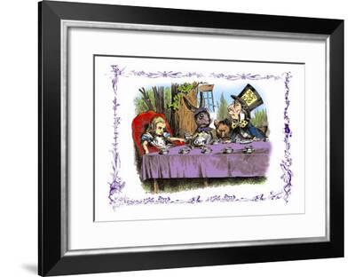 Alice in Wonderland: A Mad Tea Party Art Print by John Tenniel | Art.com