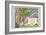 Alice in Wonderland: Alice and the Cheshire Cat-John Tenniel-Framed Art Print