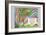 Alice in Wonderland: Alice and the Cheshire Cat-John Tenniel-Framed Art Print