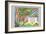 Alice in Wonderland: Alice and the Cheshire Cat-John Tenniel-Framed Art Print