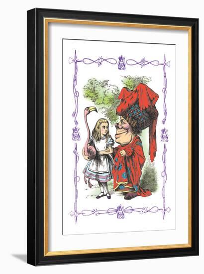 Alice in Wonderland: Alice and the Duchess-John Tenniel-Framed Art Print