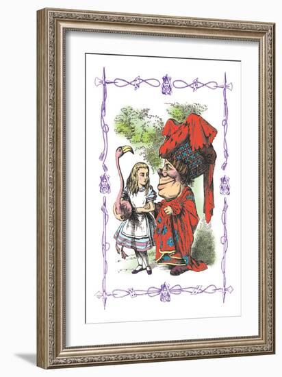 Alice in Wonderland: Alice and the Duchess-John Tenniel-Framed Art Print