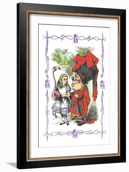 Alice in Wonderland: Alice and the Duchess-John Tenniel-Framed Art Print