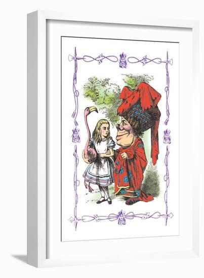 Alice in Wonderland: Alice and the Duchess-John Tenniel-Framed Art Print