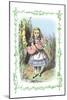 Alice in Wonderland: Alice and the Pig-Baby-John Tenniel-Mounted Art Print