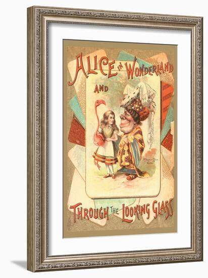 Alice in Wonderland and Through the Looking Glass-null-Framed Art Print