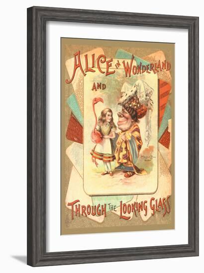 Alice in Wonderland and Through the Looking Glass-null-Framed Art Print