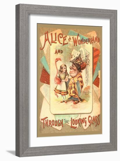 Alice in Wonderland and Through the Looking Glass-null-Framed Art Print