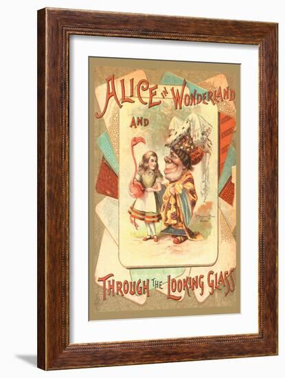 Alice in Wonderland and Through the Looking Glass-null-Framed Art Print