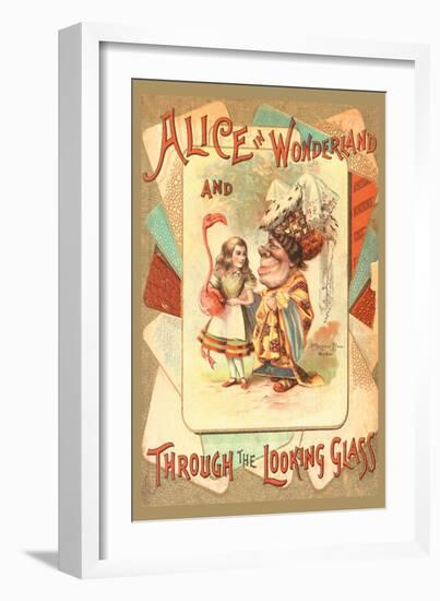 Alice in Wonderland and Through the Looking Glass-null-Framed Art Print