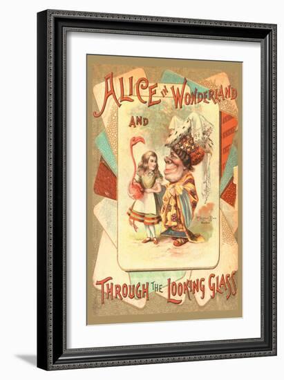 Alice in Wonderland and Through the Looking Glass-null-Framed Art Print