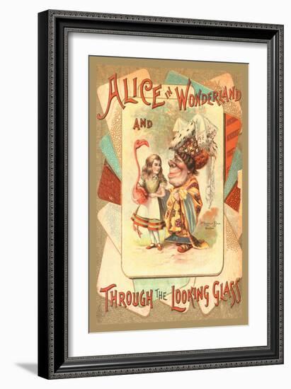 Alice in Wonderland and Through the Looking Glass-null-Framed Art Print