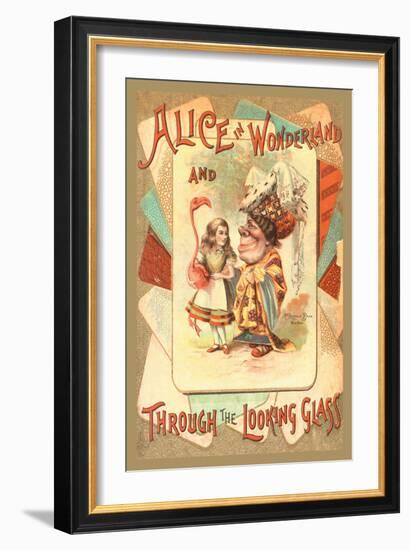 Alice in Wonderland and Through the Looking Glass-null-Framed Art Print