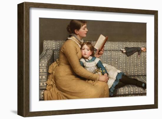 Alice in Wonderland, C.1879-George Dunlop Leslie-Framed Giclee Print