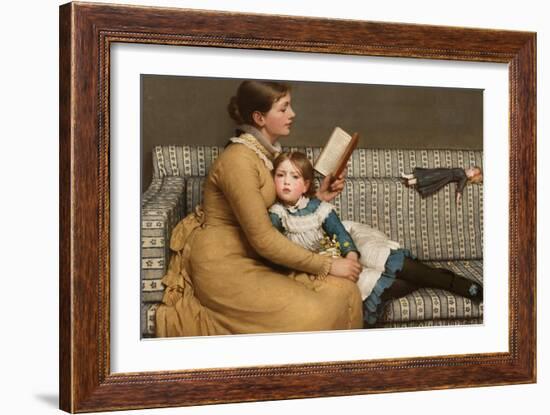 Alice in Wonderland, C.1879-George Dunlop Leslie-Framed Giclee Print