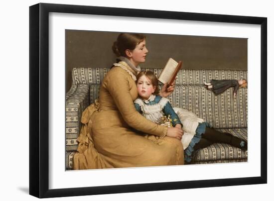 Alice in Wonderland, C.1879-George Dunlop Leslie-Framed Giclee Print