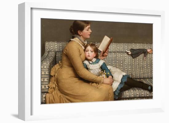 Alice in Wonderland, C.1879-George Dunlop Leslie-Framed Giclee Print