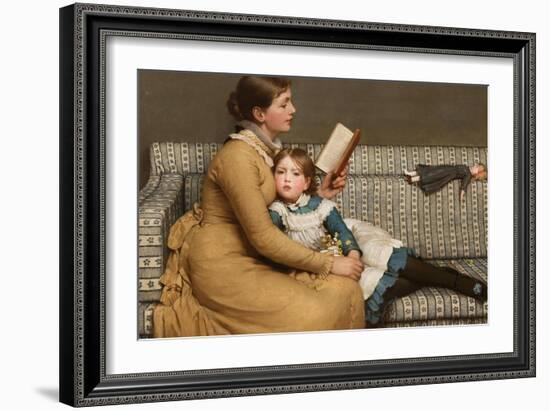 Alice in Wonderland, C.1879-George Dunlop Leslie-Framed Giclee Print