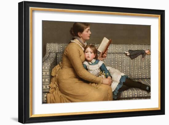 Alice in Wonderland, C.1879-George Dunlop Leslie-Framed Giclee Print