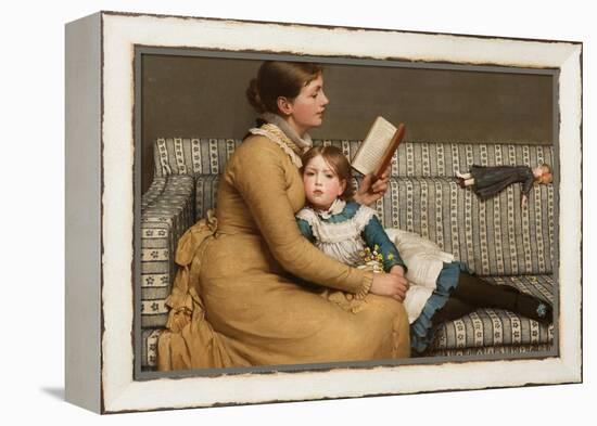 Alice in Wonderland, C.1879-George Dunlop Leslie-Framed Premier Image Canvas