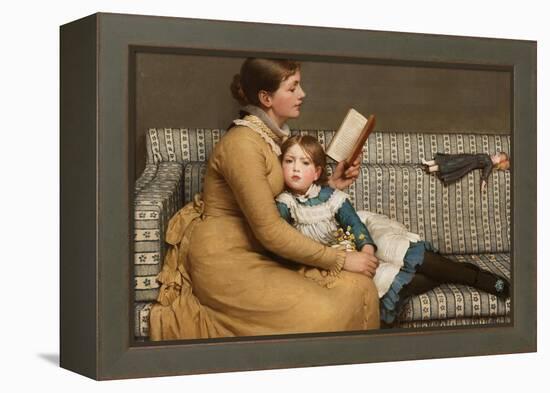 Alice in Wonderland, C.1879-George Dunlop Leslie-Framed Premier Image Canvas