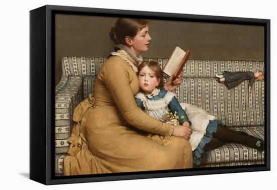 Alice in Wonderland, C.1879-George Dunlop Leslie-Framed Premier Image Canvas