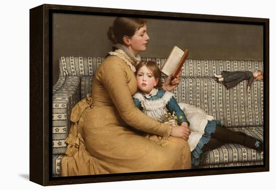 Alice in Wonderland, C.1879-George Dunlop Leslie-Framed Premier Image Canvas