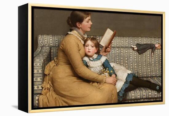 Alice in Wonderland, C.1879-George Dunlop Leslie-Framed Premier Image Canvas