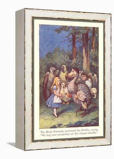 Alice in Wonderland, Caucus Race-null-Framed Stretched Canvas