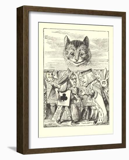 Alice in Wonderland, Cheshire Cat-null-Framed Art Print