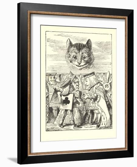 Alice in Wonderland, Cheshire Cat-null-Framed Art Print