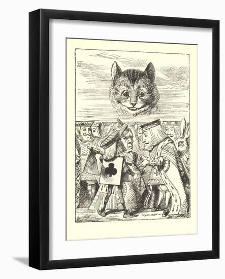 Alice in Wonderland, Cheshire Cat-null-Framed Art Print