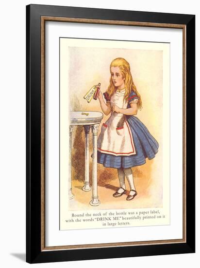 Alice in Wonderland, Drink Me-null-Framed Art Print