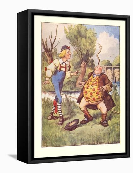 Alice in Wonderland, Father William-null-Framed Stretched Canvas