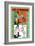 Alice in Wonderland: Frontman and Footman-John Tenniel-Framed Art Print