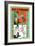 Alice in Wonderland: Frontman and Footman-John Tenniel-Framed Art Print