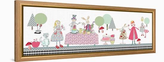 Alice in Wonderland - Full Composition-Effie Zafiropoulou-Framed Premier Image Canvas