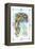 Alice in Wonderland: It's the Cheshire Cat-John Tenniel-Framed Stretched Canvas