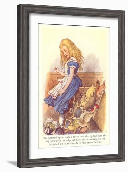 Alice in Wonderland, Jury Box-null-Framed Art Print