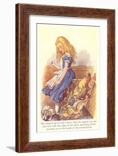 Alice in Wonderland, Jury Box-null-Framed Art Print