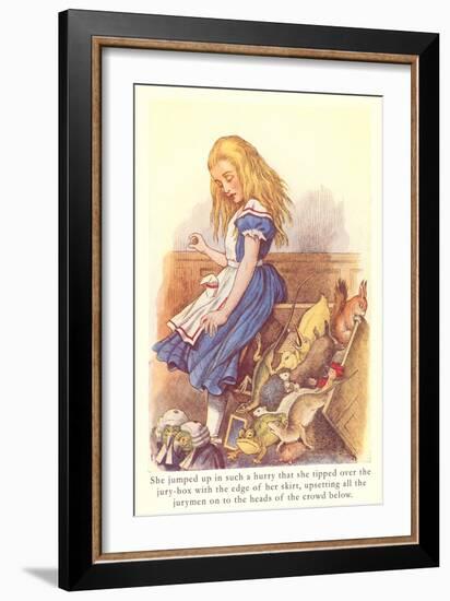 Alice in Wonderland, Jury Box-null-Framed Art Print